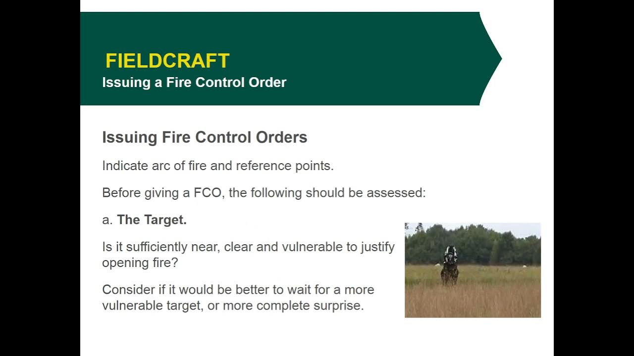 1 6 2 4 2 PP Issuing Fire Control Orders YouTube