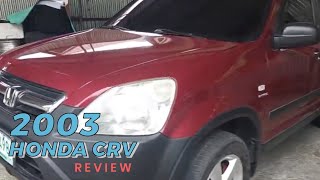 2003 HONDA CRV REVIEW