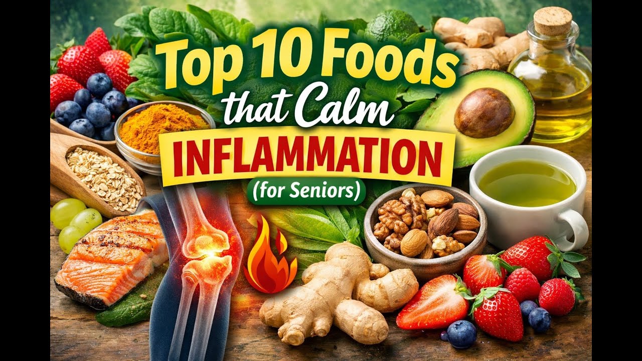 Top 10 Foods That Calm Inflammation Fast (for Seniors)