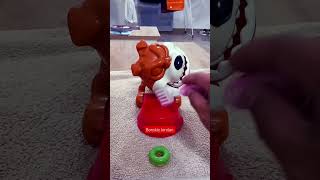 MAD DOG PREPARED A APPLE DONUT WHILE SLEEPING #ASMR#asmrvideo #maddog #shortvideo
