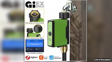 ZIGBEE WIFI Garden Watering Timer Smart Sprinkler Drip Irrigation System Builtin Water Flow Recorde