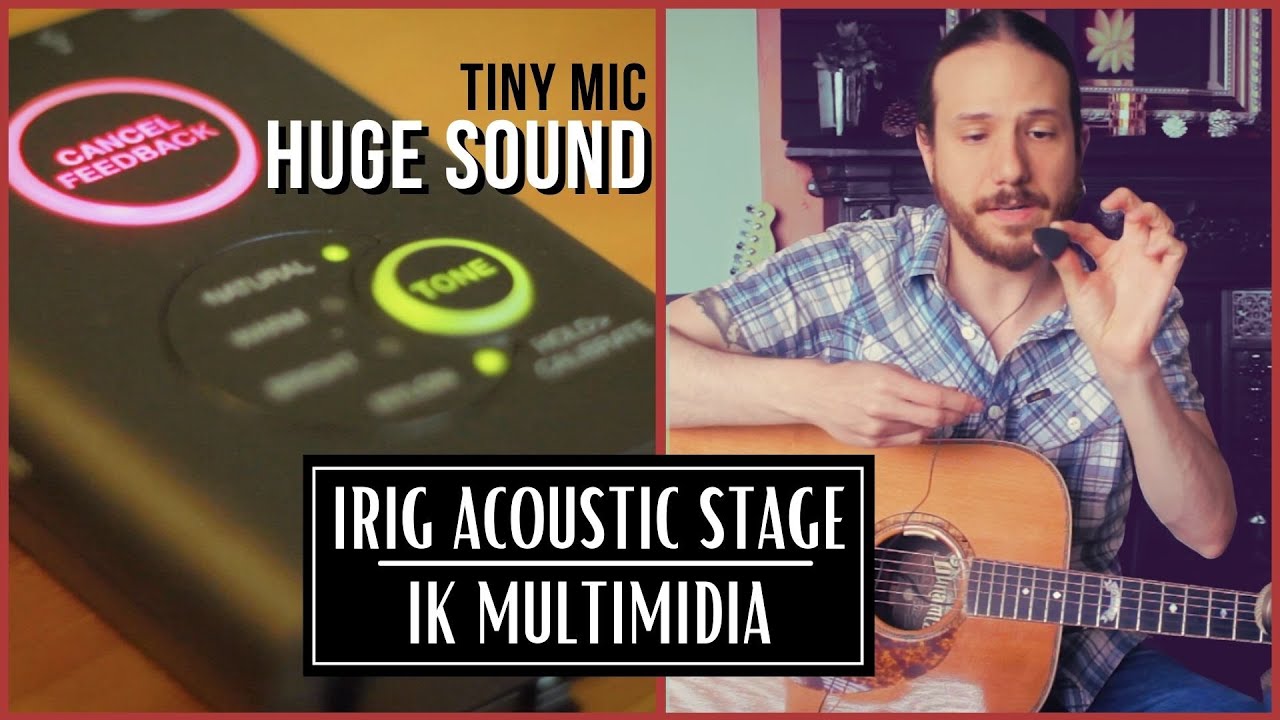 IK Multimedia iRig Acoustic Stage Test - Bonedo