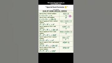 Important formula of maths Chapter Arithmetic progression class 10