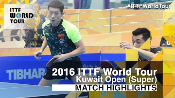 2016 Kuwait Open Highlights: Zhang Jike/Xu Xin vs Tang Peng/Ho Kwan Kit (Final)