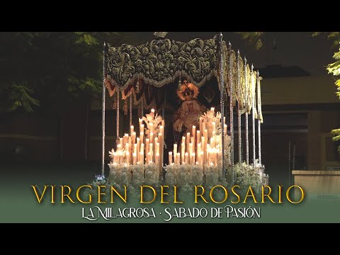 Hermandad Sacramental de Nuestra Señora de la Medalla Milagrosa y Cofradía de Nazarenos de Nuestro Padre Jesús de la Esperanza en el Puente del Cedrón, María Santísima del Rosario y San Juan Evangelista