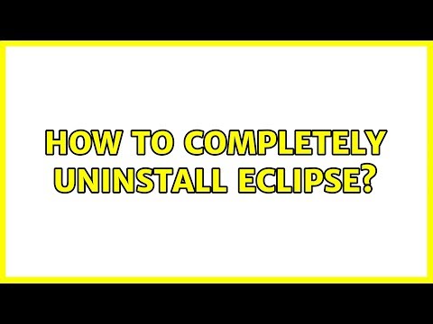Ubuntu: How to completely uninstall eclipse?