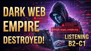 The Dumb Mistake That Destroyed a Dark Web Empire (Learn English A2-B2)