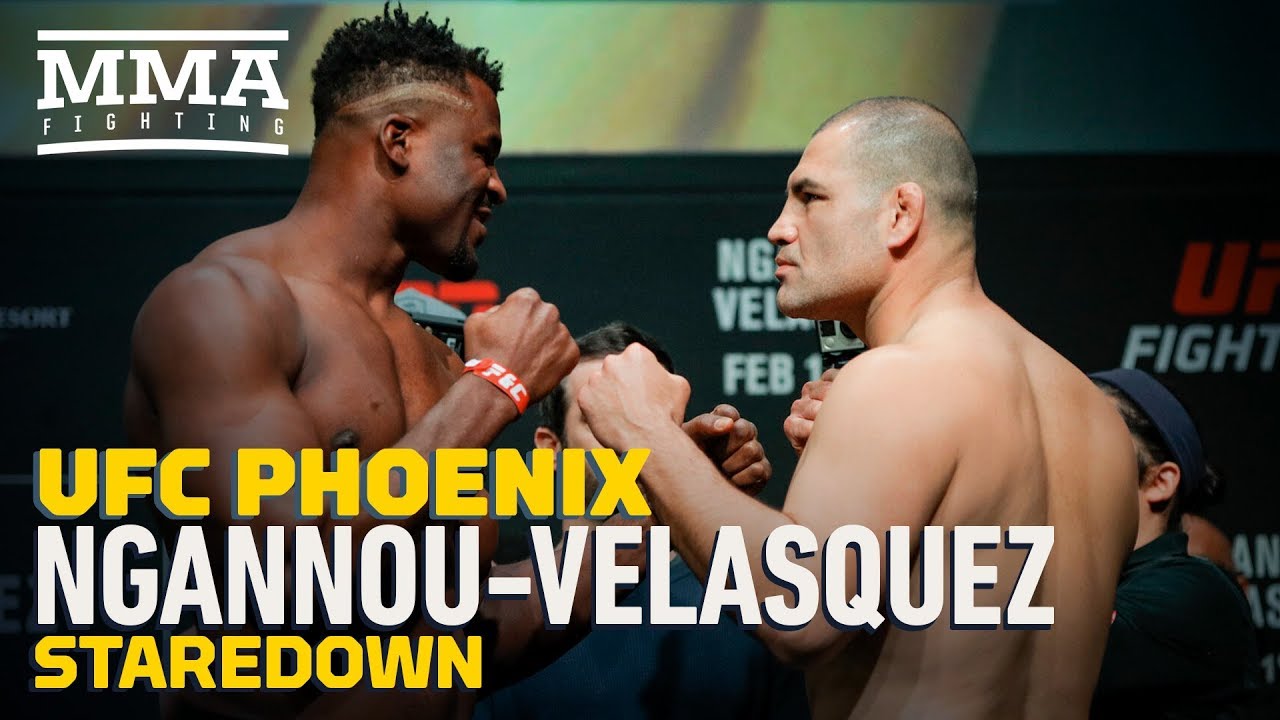 Ufc Phoenix Weigh Ins Francis Ngannou Vs Cain Velasquez