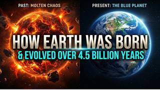 How Earth Was Born and Evolved Over 4.5 Billion Years