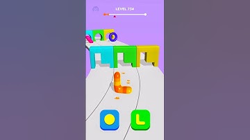 Blob Shifter 3D Level 734 | Cubic Gaming #shorts #youtubeshorts #gaming