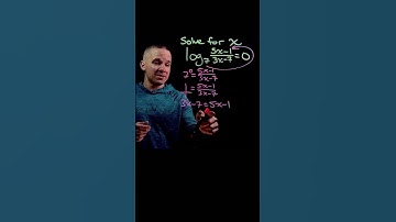 Solving Logarithmic Equations (1) (advanced) #logs #algebra2 #precalculus #maths