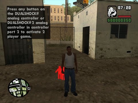 Como jogar de 2 jogadores no gta San Andreas