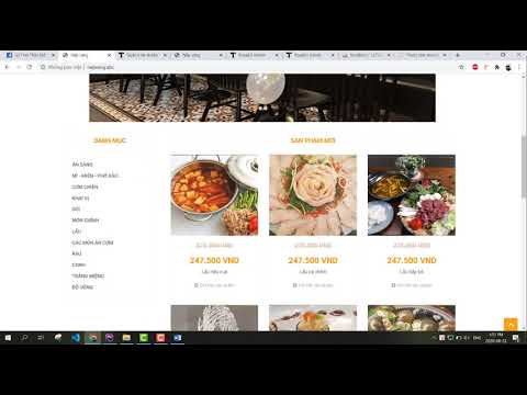 Video Xây dựng chức năng đặt hàng và hiển thị khuyến mại sản... - youtube