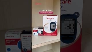 Cara pakai H101 alat cek hemogolobin #sinocare #sinocareindonesia #alatcekhemoglobin #anemia screenshot 5