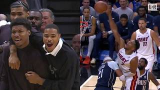 Heat Bench Loses It Over VICIOUS Giannis Poster