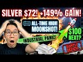 $72 Silver Warning! 149% Moonshot in 1 Year – Structural Deficit or Blow-Off Top?