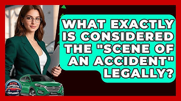 What Exactly Is Considered The "scene Of An Accident" Legally? - Auto Coverage Explained