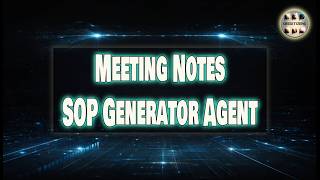 Meeting Notes SOP Generator - AI Agent Pluggable - Server - Docker - Python - Node Code