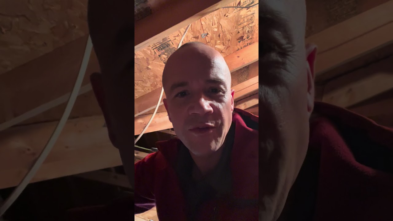 Wiring ran through a plumbing vent 