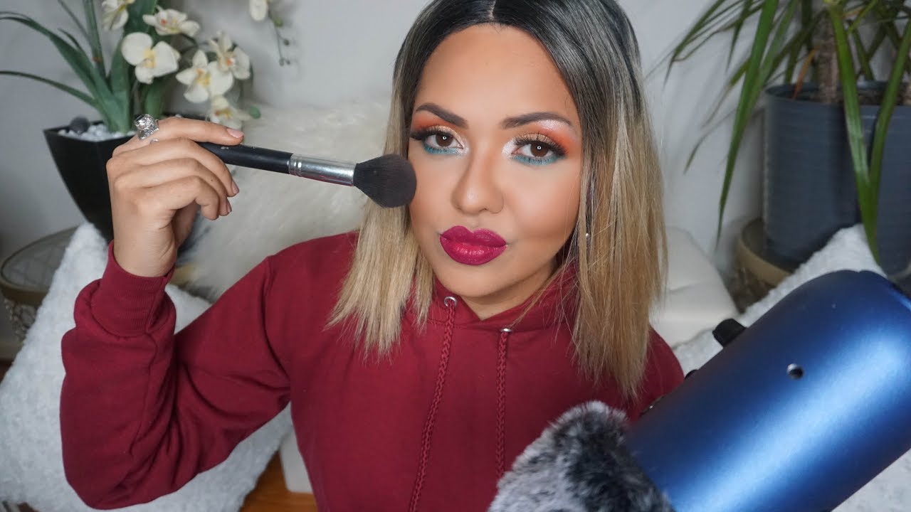 ASMR  Maquia e Fala #1 Caso do Chifre Voz Suave #tutorialdemaquiagem