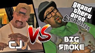 CJ VS BIG SMOKE - GTA SAN ANDREAS BÜYÜK SAVAŞ !