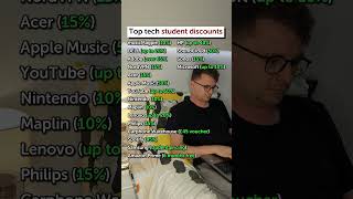 Best tech student discounts #students #studentlife #shorts