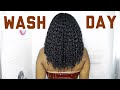 *Super Detailed* WASH DAY Routine For Curly, Low Porosity NATURAL HAIR