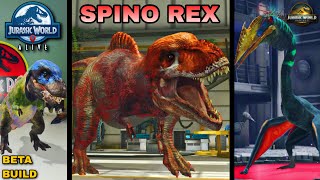 NEW SPINO REX Hybrid Battles!! | Jurassic World Alive screenshot 3