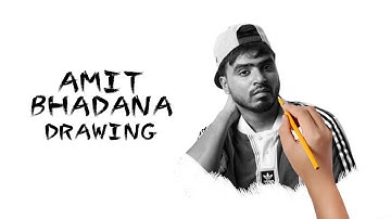 Amit Bhadana Drawing / How To Draw Amit Bhadana Pencil Sketch