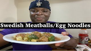 Living In A Car | Swedish Meatballs With Egg Noodles