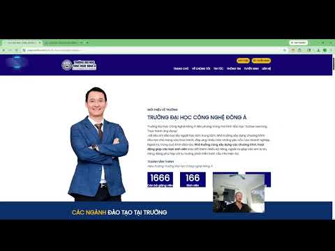 18.2 Tạo modun chân trang (phần 2) -(Website kéo thả - dựng lại Website Đại Học Đông Á chỉ trong 3h)