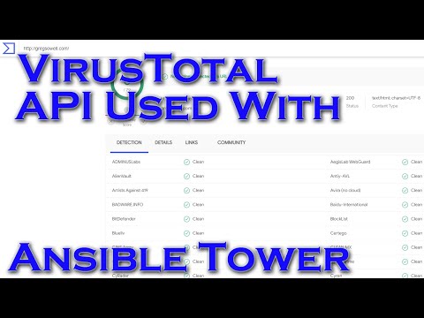 Access The Virustotal API Via Ansible
