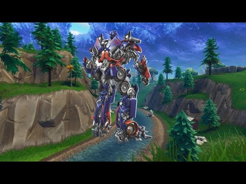 Optimus Prime In Fortnite - YouTube