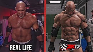 The Comparison Of Wwe 2K17 Vs Real Life Entrances Goldberg, Finn Balor, Undertaker Eddie