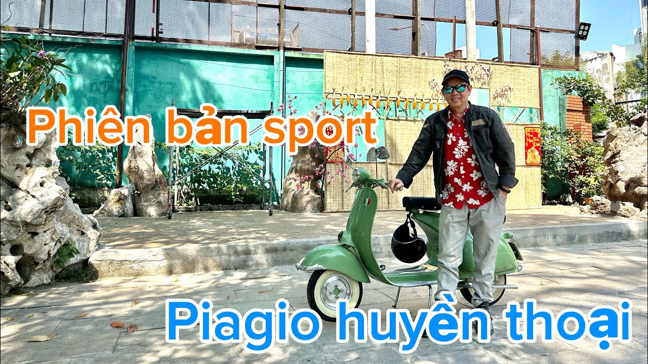  Vespa Acma 150 sport hàng hiếm của anh Long Huỳnh caphe xe cổ Đầm Sen