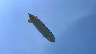 Goodyear Blimps arrive at AirVenture on Monday, July 21, 2025