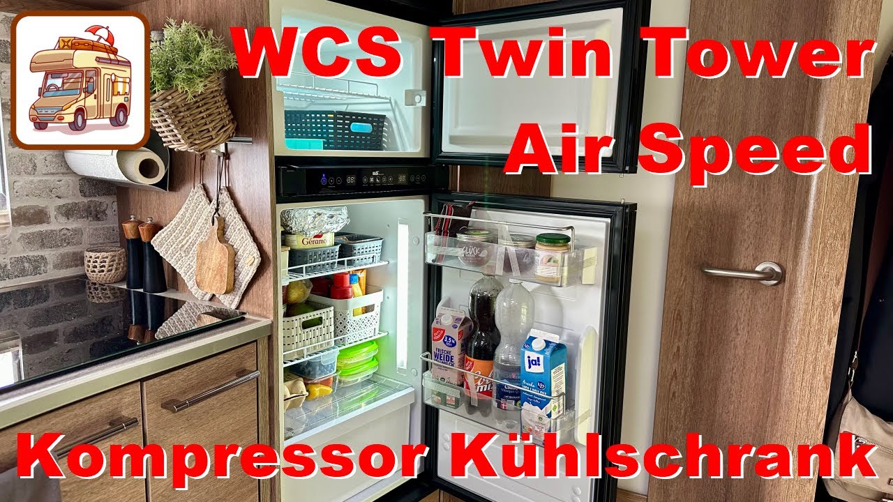 WCS Twin Tower Air Speed Kompressor Kühlschrank 