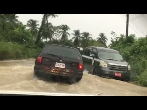 ROADS FLOODED AFTER 3 DAYS OF NONSTOP RAINS IN ST.ELIZABETH JAMAICA | TROPICAL STORM Ida