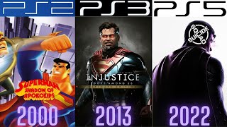 Superman PlayStation Evolution PS1 - PS5 (2000-2022)