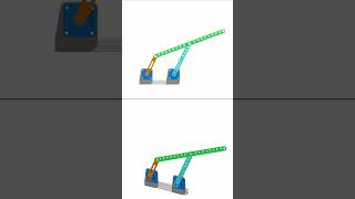 Hoeken Linkage Animation & Kinematics in MATLAB Simscape  #fourbar #linkage #kinematics #mechanism