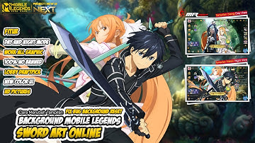 Script Background ML Terbaru Anime Sword Art Online Kirito x Asuna Yuuki
