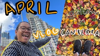 april vlog~ little trip to sydney ~ autumn in canberra ~ living simply in Australia - taglish vlog