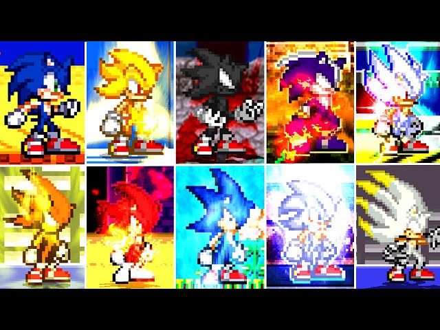 Quais são as habilidades das Transformações do Sonic?