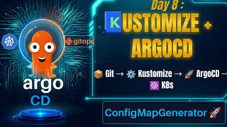 Day 6 | Kustomize ConfigMapGenerator with ArgoCD | Manage Environment Variables in Kubernetes