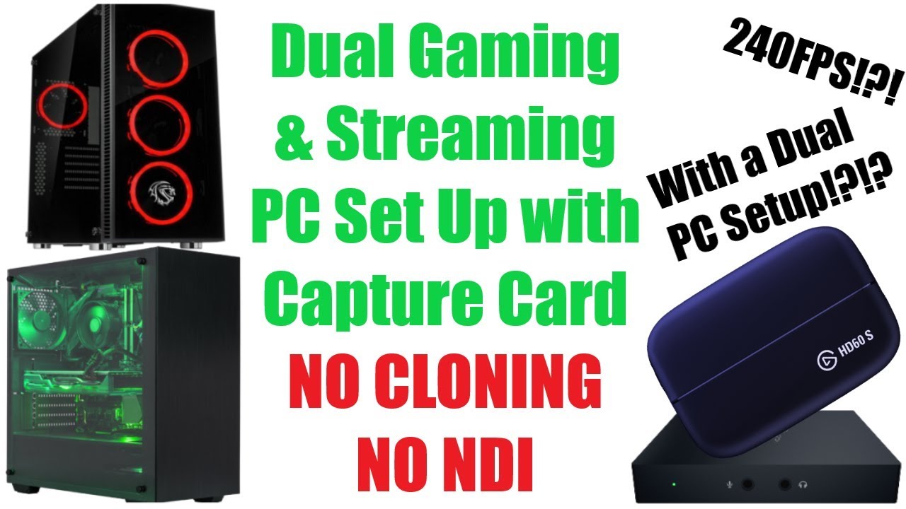 How to Dual PC Stream NO NDI OR CLONING - Maintain 144fps+ on one PC