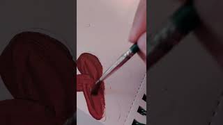 How to paint gingerbread man with a Kerlick paint for beginners, learn to paint