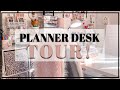 PLANNER DESK TOUR // NAIL DESK COMBO // PLANNER COLLECTION