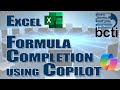 Microsoft Excel / Copilot - Formula Completion (New, Upcoming Feature)