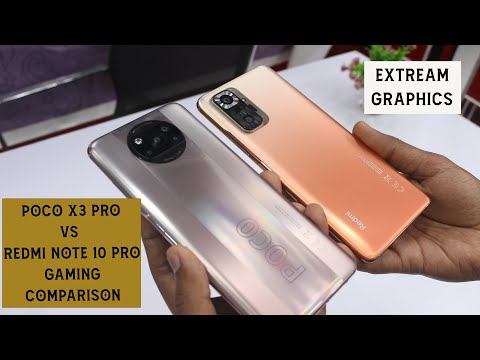 Poco X3 Pro VS Redmi Note 10 Pro Comparison | Gaming | Speed Test | Display