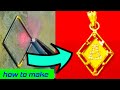 how to make a gold Locket | gold jewellery making |